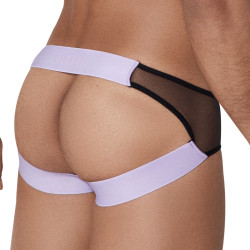 CLEVER Jockstrap transparent Hunch Noir-Violet